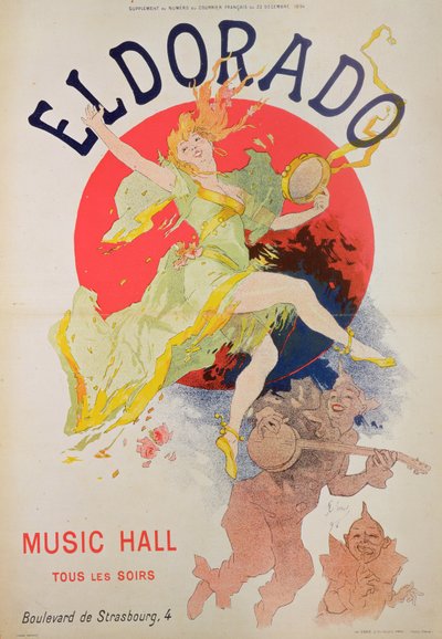 Poster for El Dorado by Jules Cheret by Jules Cheret